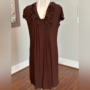 Dress Barn size 12 chocolate brown dress